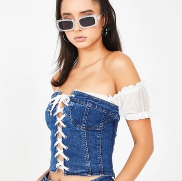 I.AM.GIA denim Corset - Picture 5 of 6